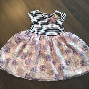 Marmellata dress with umbrellas, size 4
